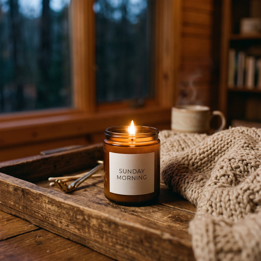 Amber Jar Soy Scented Aromatherapy Candle